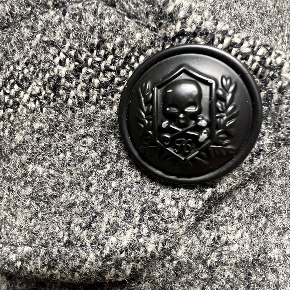 VINTAGE EDDIE BAUER Wool Peacoat Gray 44 - Picture 11 of 11